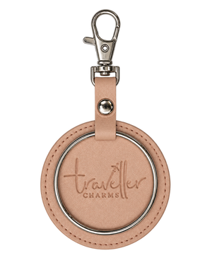 Traveller Charms Schlüsselanhänger Silber Nude
