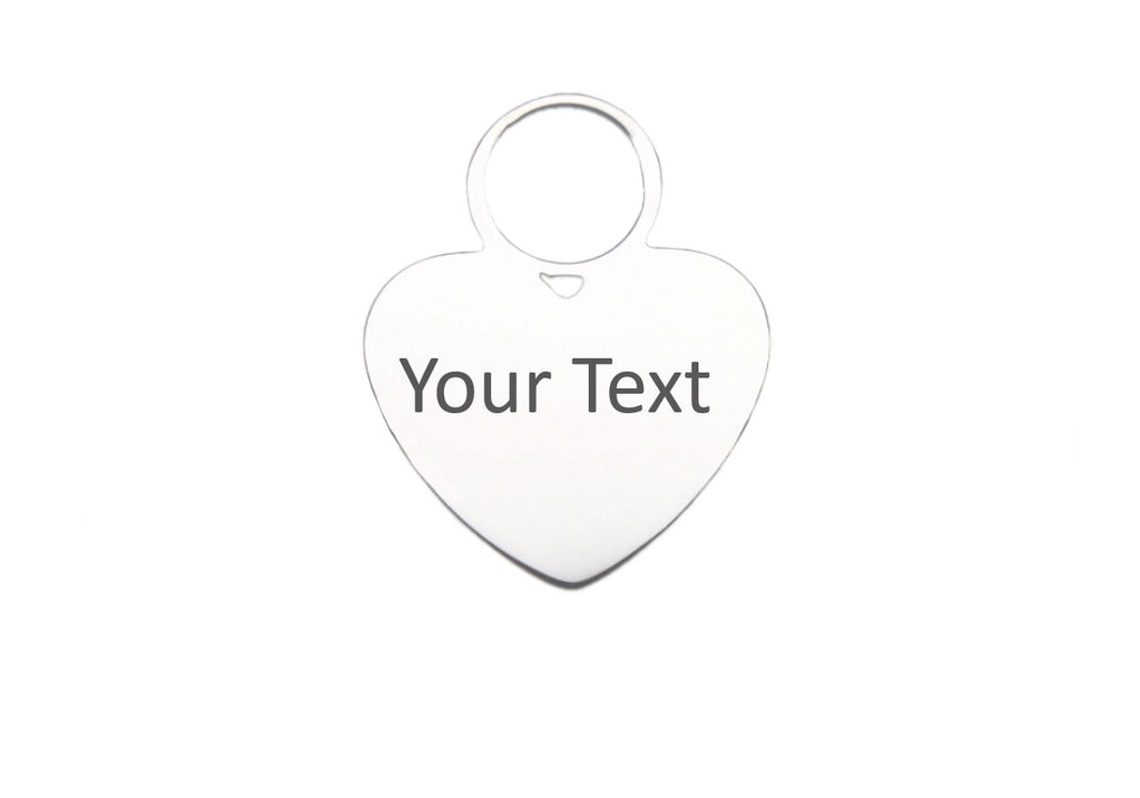 SILVER Heart Charm - Traveller Charms
